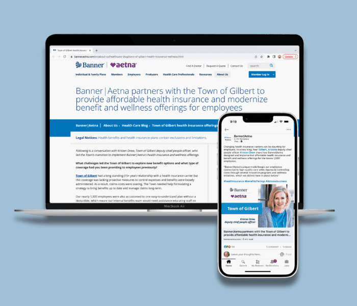 Banner|Aetna Health Care Public Relations Strategies